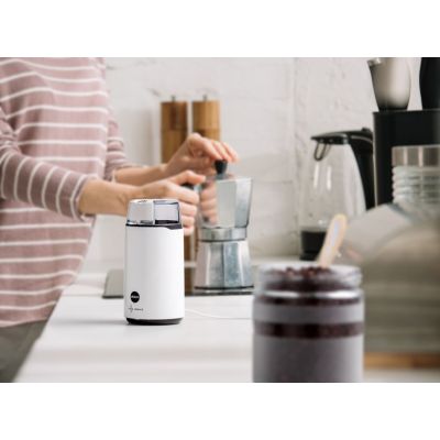 8. ELDOM MŁYNEK DO KAWY MK50 CAFF, MOC 200 W, NÓŻ STALOWY, PRZYCISK PULSACYJNY