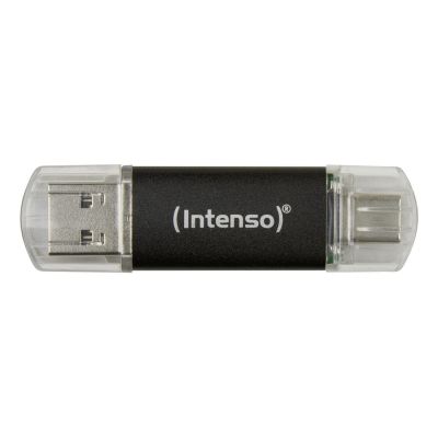 Intenso Twist Line pamięć USB 128 GB USB Type-A / USB Type-C 3.2 Gen 1 (3.1 Gen 1) Antracyt