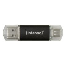 Intenso Twist Line pamięć USB 128 GB USB Type-A / USB Type-C 3.2 Gen 1 (3.1 Gen 1) Antracyt