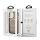 8. Etui Guess Gold Outline Translucent MagSafe na iPhone 13 Pro Max - czarne