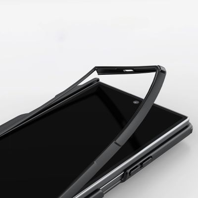 12. Etui Nillkin Super Frosted Shield Fold Magnetic na Samsung Galaxy Z Fold 7 kompatybilne z MagSafe - czarne