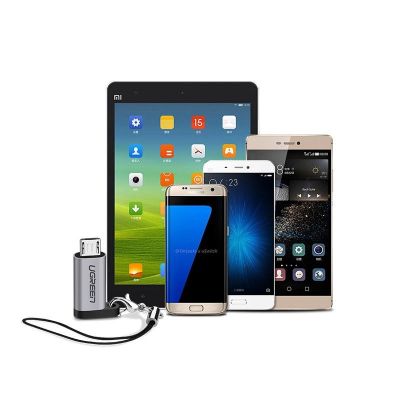 6. Ugreen adapter przejściówka z USB Typ C na micro USB szary (50590)