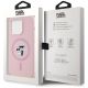 8. Etui Karl Lagerfeld Silicone Karl&Choupette MagSafe na iPhone 14 Pro Max - różowe