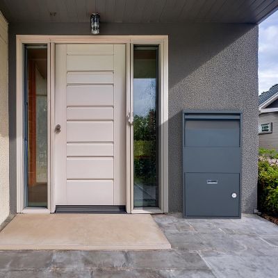 8. SKRZYNKA NA PRZESYŁKI KURIERSKIE STOJĄCA 23X41X75CM 1068732