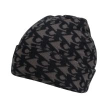 Czapka zimowa Calvin Klein Monogram CK Beanie - LZ04D8077G-UB1