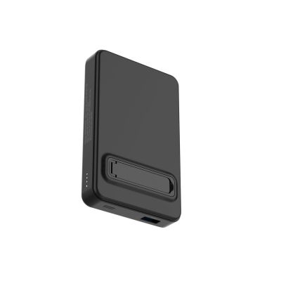 21. Powerbank Wozinsky WLWP-10KA0Y3S 22,5W PD Qi2 10000 mAh, z podstawką, 1x USB-A, 1x USB-C - czarny
