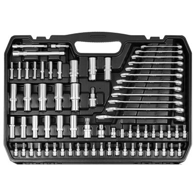 7. Zestaw kluczy 300 elementów 1/2", 3/8", 1/4"
