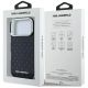 8. Etui Karl Lagerfeld IML Rhinestones Allover and Electroplated Logo na iPhone 17 Pro / 18 Pro  - czarne