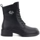 2. Skórzane botki damskie workery czarne D&A S.Barski MK62-7014