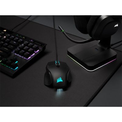 9. Corsair M65 RGB ULTRA myszka Po prawej stronie USB Typu-A Optyczny 26000 DPI
