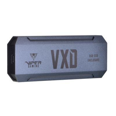 8. PATRIOT VXD obudowa SSD USB3.2 M.2 NVMe 1.3 do 2TB Aluminium RGB