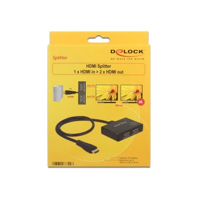 3. DeLOCK 87700 rozgałęziacz telewizyjny HDMI 2x HDMI