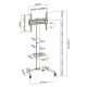 9. Uchwyt podłogowy do TV 32"-55"/35kg 1TFT 1Abl. czarny