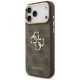 2. Etui Guess 4G Big 4G Classic Logo Big Strap Metal Buttons na iPhone 18 Pro / 17 Pro - brązowe