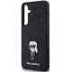 6. Etui Karl Lagerfeld Fixed Glitter Ikonik Logo Metal Pin na Samsung Galaxy A35 - czarne