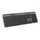2. Logitech Signature Slim Solar+ K980 klawiatura Uniwersalne RF Wireless + Bluetooth QWERTY UK międzynarodowy Grafitowy