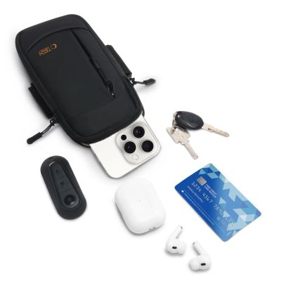 2. Opaska Tech-Protect M6 Universal Sport na ramię - czarno-pomarańczowa
