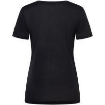 Koszulka termoaktywna z krótkim rękawem SUPER.NATURAL Sierra 140 V Neck biała