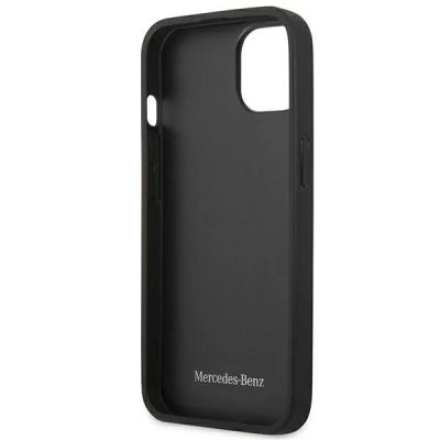 7. Etui Mercedes Leather Urban na iPhone 14 Plus - czarne