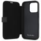 7. Etui Mercedes MB Waves Leather na iPhone 16 Pro Max - czarne
