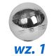 6. KULA DO GRY 1SZT- BOULE PETANQUE WZ. 1