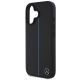 6. Etui Mercedes MB Blue Line Leather MagSafe na iPhone 16 - czarne