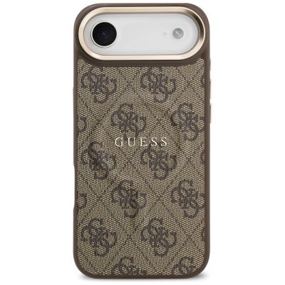 3. Etui Guess 4G PU Classic Logo MagSafe na iPhone 17 Air - brązowe