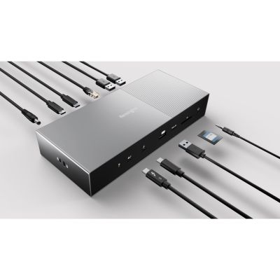 20. Kensington Stacja dokująca SD5000T5 EQ Thunderbolt 5 z potrójnym 4K i PD 140 W — Windows/macOS