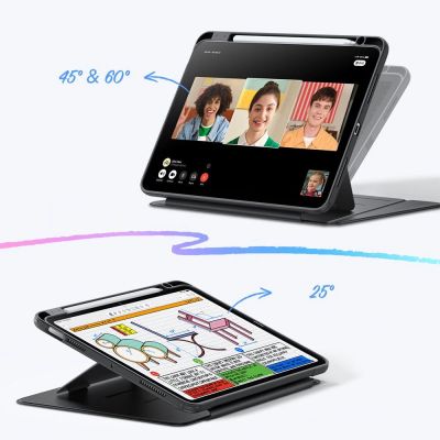 3. Etui ESR Flip Hybrid na iPad 10.9" 2020-2022 ( 4 / 5 gen.) / 11" 2024-2025 ( 6 / 7 gen.) - czarne