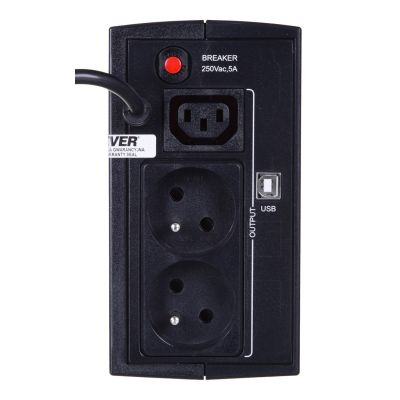 3. Zasilacz UPS EVER DUO 550 PL AVR USB (T/DAVRTO-000K55/01)