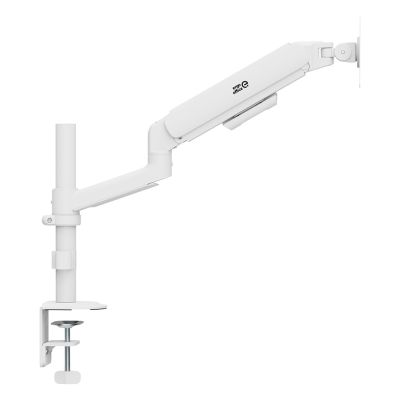 5. ERGO OFFICE UCHWYT / WIESZAK NA MONITOR SPRĘŻYNA GAZOWA, 17"-32", 1-10KG, BIAŁY MAT, MAX. VESA 100X100 ER-691 W