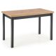DINING TABLE COBALT WOODEN/BLACK