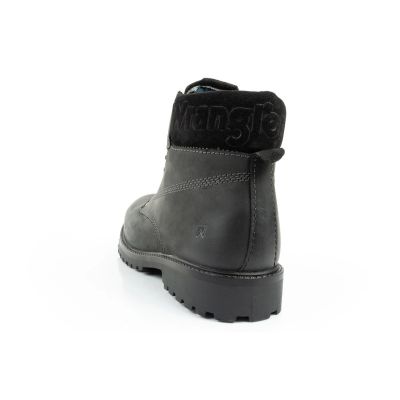 5. Wrangler Arch buty męskie sztyblety trzewiki eleganckie naturalna skóra czarne