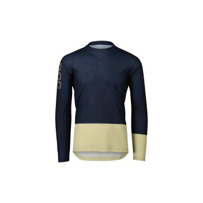 Koszulka rowerowa POC MTB Pure LS Jersey granatowo zielony