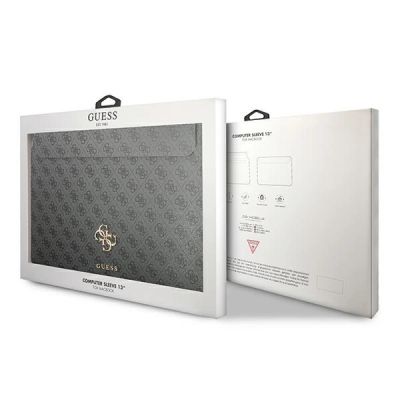 5. Pokrowiec Guess 4G Big Logo na laptopa 13'' - szary