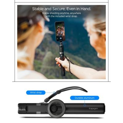 13. Selfie stick Spigen S582W Bluetooth - czarny