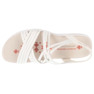 3. Skechers Reggae Slim - Sunnyside 163185-WHT Białe 41