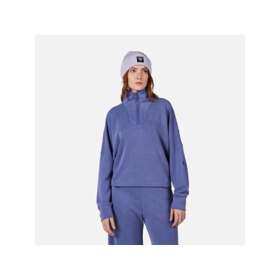 Bluza damska ROSSIGNOL W CHAVANETTE HZ SCUBA FLEECE niebieska