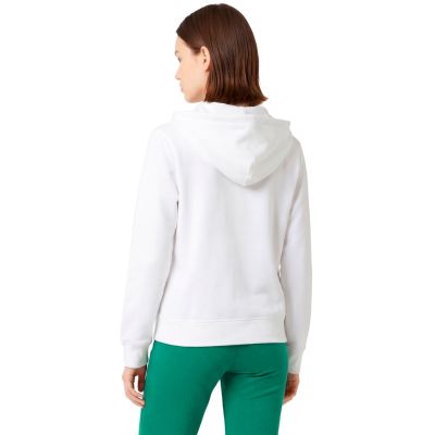3. Bluza damska Champion Full Zip Hoodie Sweatshirt biała 118406 WW001