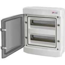 Rozdzielnia plastikowa NT 24M 2X12M IP65 IK07 384x319x144, drzwi dymne, biały, DIDO 1500VDC
