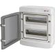 Rozdzielnia plastikowa NT 24M 2X12M IP65 IK07 384x319x144, drzwi dymne, biały, DIDO 1500VDC