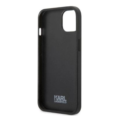 7. Etui Karl Lagerfeld Monogram Ikonik Patch na iPhone 13 mini - czerwone