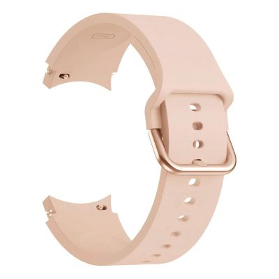 4. Pasek Tech-Protect Silicone na Samsung Galaxy Watch 4 / 5 / 5 Pro / 6 / 7 / FE - beżowy