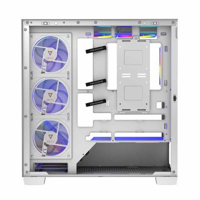 10. MODECOM OBUDOWA VOLCANO STELLAR ARGB MIDI 8F WHITE