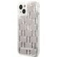 2. Etui Karl Lagerfeld Liquid Glitter Monogram na iPhone 14 Plus - srebrne
