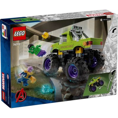 2. LEGO MARVEL 76312 Monster truck Hulka kontra Thanos