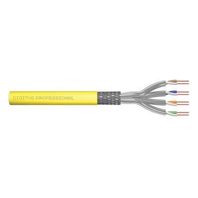 Digitus DK-1744-A-VH-5 kabel sieciowy Żółty 500 m Cat7a S/FTP (S-STP)