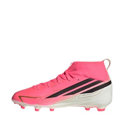 5. Buty piłkarskie dla dzieci adidas F50 Hyperfast League Mid FG różowe KK1315