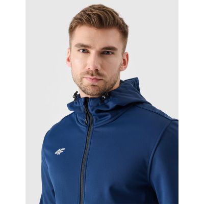 6. Kurtka softshell wiatroodporna membrana 5 000 męska 4F NOSH4SFM001B-31S
