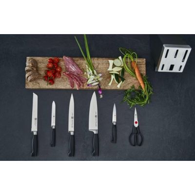 18. Zestaw noży samoostrzących ZWILLING Four Star 35145-007-0 7 elementów czarny